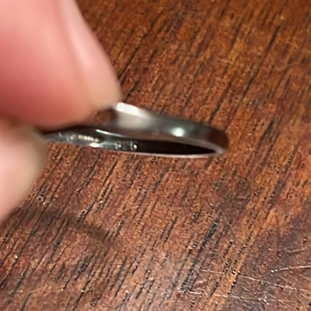 Sterling Silver Pink Gemstone on 925 silver. Size 7 Preloved. Good condition. - Picture 5 of 5